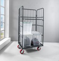 Rollbehälter mit 3 Seiten 84x 65x 170 cm 500kg
