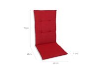 Sessel-Auflage 4er Set
