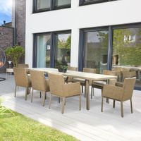 HOME DELUXE Gartensitzgruppe CATALUNYA – Beige
