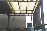 Schattierungsnetz Sonnensegel mit UV-Schutz und luftdurchlässigem PE-Gewebe, ca. 3 x 3 m – Grün