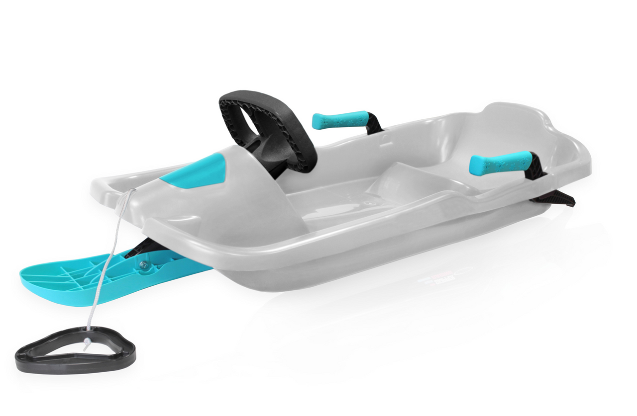 gizmo riders Gizmo Riders Plastkon Bob Skipper Kunststoffschlitten "Titan blue ice"