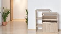 Aria Schuhschrank Holzoptik, ca. 93 x 85 x 24 cm