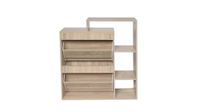 Aria Schuhschrank Holzoptik, ca. 93 x 85 x 24 cm