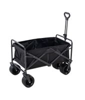 Bollerwagen, ca. 88,5 x 57,5 x 95 cm - Schwarz