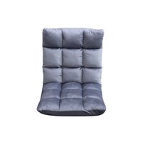 Bodensessel mit 13-fach verstellbarer Rückenlehne, ca. 55 x 60 x 55 cm – Anthrazit
