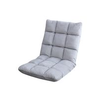 Bodensessel mit 13-fach verstellbarer Rückenlehne, ca. 55 x 60 x 55 cm – Hellgrau
