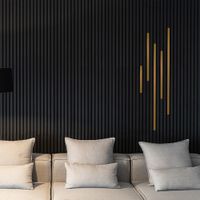 Home Deluxe Dekoleiste für Akustikpaneel FIRE 3er Set - 50 cm