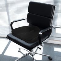 HOMCOM Orthopädisches Sitzkissen Ergonomisches Sitzkissen für Bürostuhl, Auto
