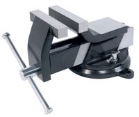 Schraubstock aus Stahl mit drehbarer Basis