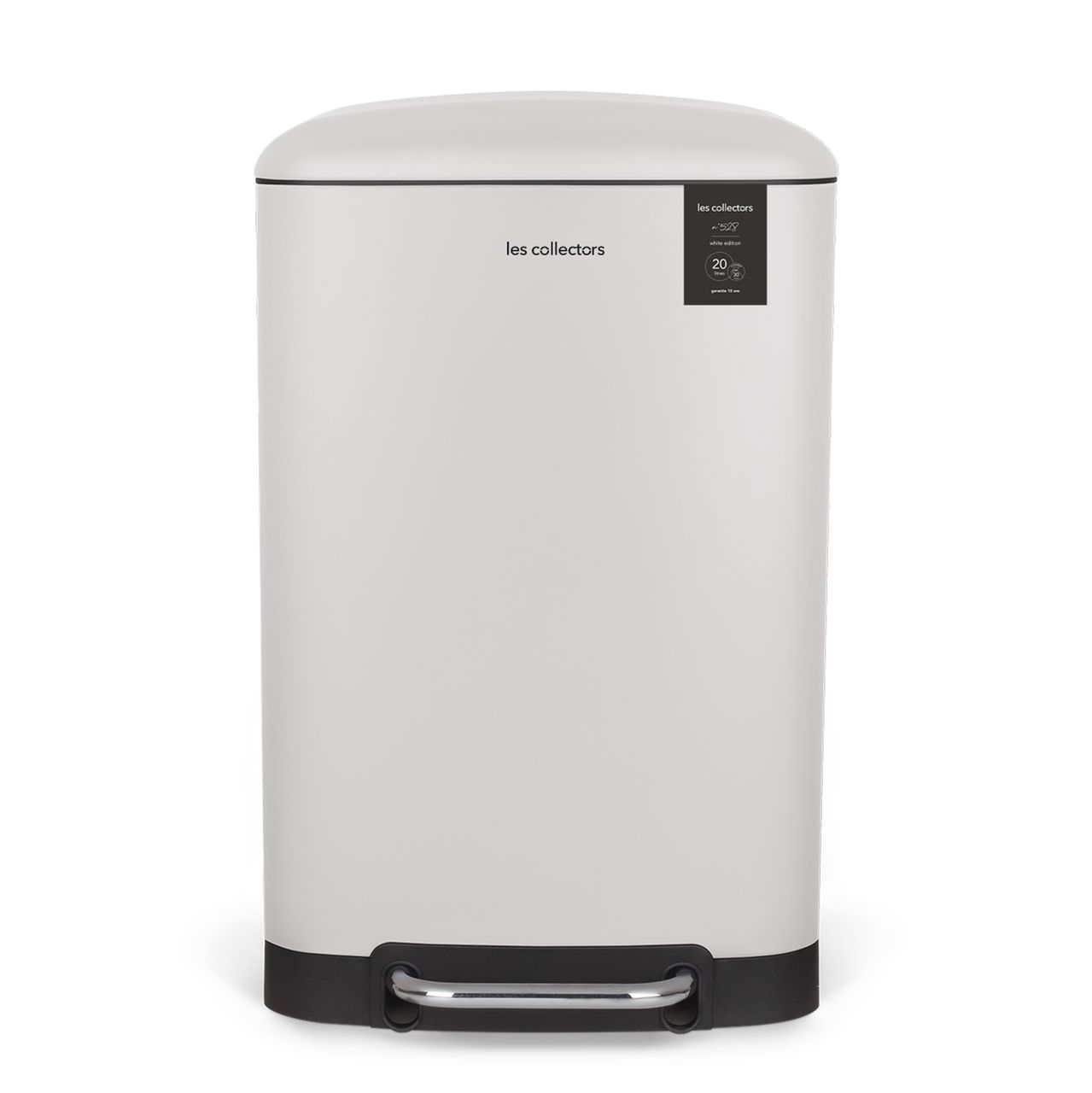 H.Koenig Tret-Abfalleimer 20L , N°528, Weiß