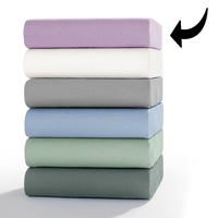 Mako-Fein-Jersey-Spannbetttuch -  ca. 140 - 160 x 200 cm
