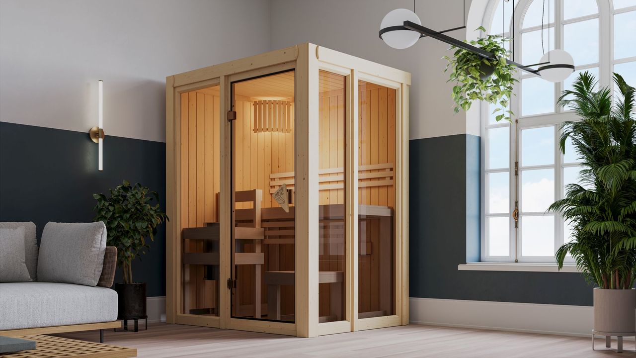 Karibu Sauna Malia 1 Ofen 3,6 kW intgr. Strg