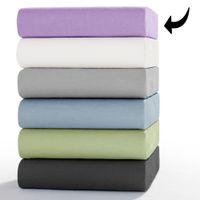 Mako-Feinjersey Spannbetttuch - ca. 140 - 160 x 200 cm
