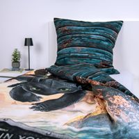 Dragons Bettwäsche Größe 80x80 + 135x200 cm