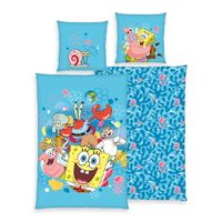 Spongebob Bettwäsche Größe 80x80 + 135x200 cm