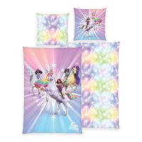 Unicorn Academy Bettwäsche Größe 80x80 + 135x200 cm