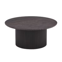 Home Deluxe Couchtisch Rund ADELINA Dark Oak