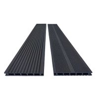 5m² WPC Terrassendiele mit Zubehör Anthrazit