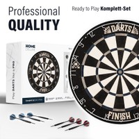 Dartscheibe inkl, Surround GOOD DARTS - Dartscheibe FINISH Modern mit Surround