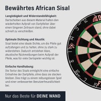 Dartscheibe inkl, Surround GOOD DARTS 