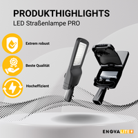 LED-Straßenleuchte PRO, 80 W, 12000 lm, 5000 K (neutralweiß)
