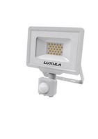 LED-Fluter mit Bewegungsmelder, 20 W, 4000 K (neutralweiß), 2000 lm, weiß, IP65
