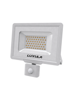 LED-Fluter mit Bewegungsmelder, 50 W, 3000 K (warmweiß), 5000 lm, weiß, IP65