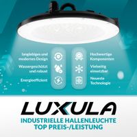 LED-HighBay, UFO, 150 W, 15000 lm, 5000 K (neutralweiß), IP65, EPISTAR