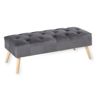 Hocker, ca. 126 x 49 x 42 cm - Dunkelgrau