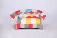 2-Sitzer Sofa Loretta, ca. 153 x 83 x 85 cm - Bunt