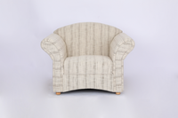Polstersessel Loretta, ca. 110 x 84 x 84 cm – Grau