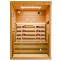 Infrarotkabine PALERMO 135x120 cm, 6 Vollspektrumstrahler, 1-2 Personen