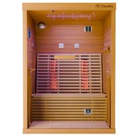 Infrarotkabine PALERMO 135x120 cm, 6 Vollspektrumstrahler, 1-2 Personen