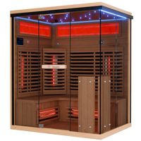 Infrarotkabine KENORA 160x120 cm, 7 Vollspektrumstrahler, 2-3 Personen