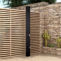 Home Deluxe Solardusche OLYMP - Schwarz Matt