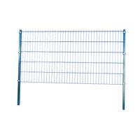Doppelstabmattenzaun Komplett-Set, ca. 83 cm x 10 m - Moosgrün