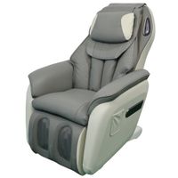 Elektrischer Massagesessel, ca. 95 x 72 x 102 cm - Hellgrau/Elfenbeinweiß
