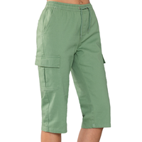 Capri-Twill-Cargo-Hose für Damen