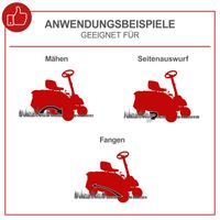 Benzin-Aufsitzrasenmäher MR230-61 Start 6 in 1