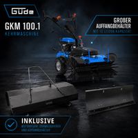 Güde Kehrmaschine GKM 100.1 inkl. Schneeschieber & Auffangbehälter