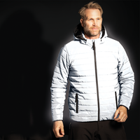 Reflektierende Steppjacke für Herren