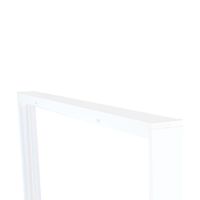 Aufbaurahmen für Backlit LED-Panel 62x62 cm, steckbar, weiß