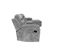 Relax-Ecksofa mit Multifunktionstisch, ca. 255 x 157 x 101 cm - Grau