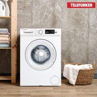 Waschmaschine 7kg, 1400 U/Min, Inverter Motor, Aquastop, Schontrommel, W-7-1400-A-W