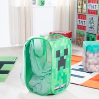 MINECRAFT - Wäschebox, Wäschesack, Korb, Aufbewahrung