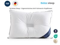 AH Relax Sleep Komfortkissen mit zentraler Kopfmulde – 70x50 cm
