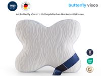 AH Butterfly Visco Komfortkissen für Seiten- und Rückenschläfer – 53x42 cm