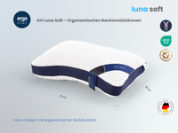 AH Luna Soft Komfortkissen mit Visco und Soft-Schaum – 70x46 cm