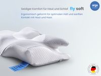AH Visco 4D Fly Soft Nackenstützkissen aus Visco-Memory-Schaum – 64x38 cm