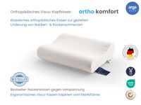 AH Ortho Comfort Visco-Memory Nackenstützkissen – 51x42 cm